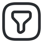 Filter Square SVG Icon